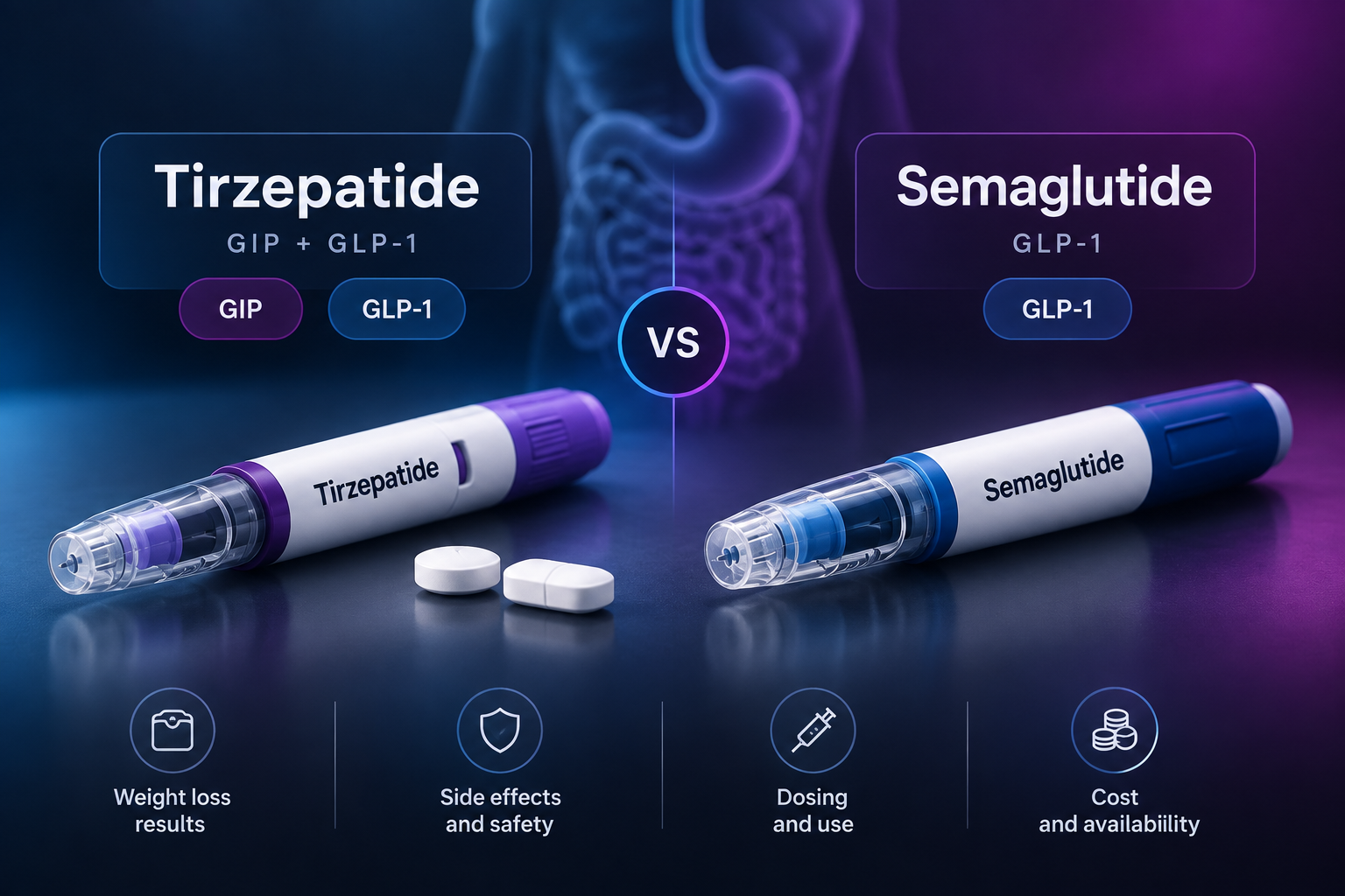 Tirzepatide vs semaglutide comparison